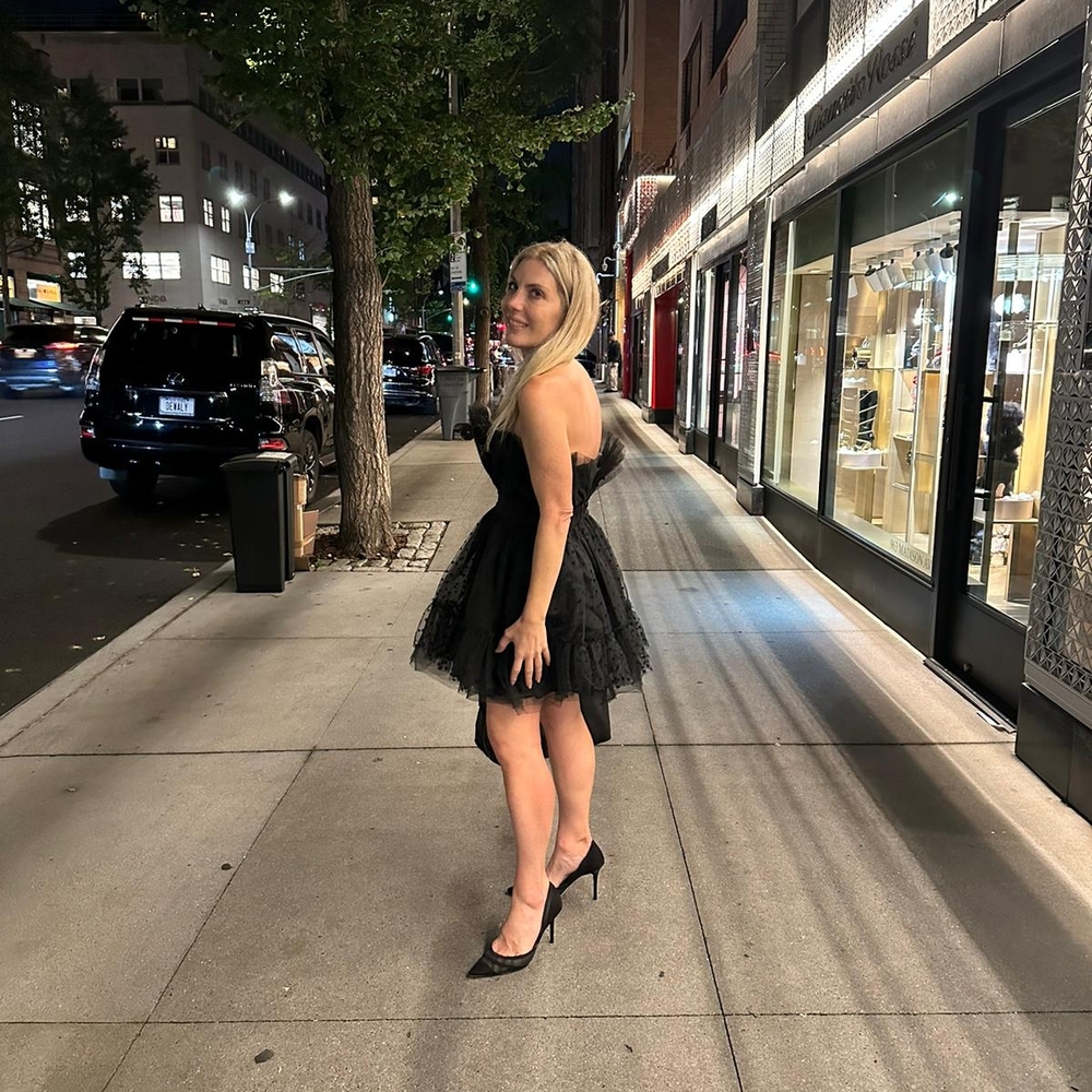 Elegant Black Strapless Dress